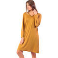 Robe courte Admas Chemise de nuit manches longues Lisos Grenoble