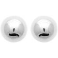 Boucles d'oreille sur Grenoble : Boucles oreilles Brillaxis Boucles d'oreilles boule acier 12mm