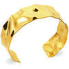 Bracelets Brillaxis Jonc acier dor&eacute; ouvrag&eacute; Jaune