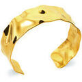 Bracelets Brillaxis Jonc acier dor&eacute; ouvrag&eacute; Jaune Grenoble