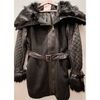 Manteau Moony Mood Manteau Fausse Fourrure noir - Taille L - MOONY MOOD - NEUF