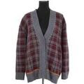 Gilet Sandro Cardigan bordeaux Grenoble