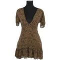 Robes sur Grenoble : Robe courte The Kooples Robe marron