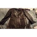 Vestes sur Grenoble : Veste Redskins veste cuir doubl&eacute;e polaire Marron