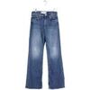 Jeans flare / larges Mother Jean large en coton bleu