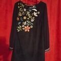 Robe courte Desigual El&eacute;gante robe brod&eacute;e Noir