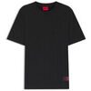 T-shirt HUGO T-shirt en jersey de coton &agrave; logo d&eacute;grad&eacute; Danoto noir Noir