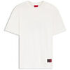 T-shirt HUGO T-shirt en jersey de coton &agrave; logo d&eacute;grad&eacute; Danoto blanc Blanc