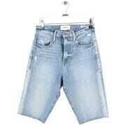 Short Frame Bermuda en coton bleu