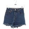 Short Levis Mini short en coton bleu