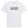 T-shirt Vans T-shirt &agrave; carreaux Blanc