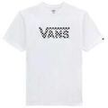 T-shirt Vans T-shirt &agrave; carreaux Blanc Grenoble