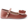 Ballerines enfant Pisamonas Babies Velours Grand N?ud Bride Vernis