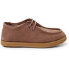 Derbies enfant Pisamonas Chaussures Bateau Wallaby Su&eacute;de Gar&ccedil;ons Marron