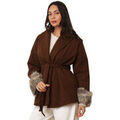 Manteau La Modeuse Manteaux pour femme - Marron - Grenoble