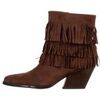 Bottines Super Mode Bottines &agrave; Zip Marron