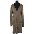 Gilet Gerard Darel Robe en soie marron Grenoble