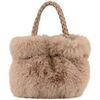 Sac &agrave; main Mia & Joy Mini sac a main Ref MJ2254 Mastic 18*16,5*16 cm Beige
