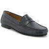 Mocassins Atlanta Mocassin Mocassins Yoki en petit cuir grain&eacute; Bleu