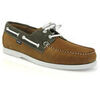 Chaussures bateau Atlanta Mocassin Chaussures bateau bicolores en cuir su&eacute;d&eacute; Multicolore