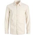 Chemises/chemisettes sur Grenoble : Chemise Jack & Jones 12220481 SLUB-CLOUD DANCER