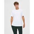 T-shirt Selected 16077385 RELAXCOLMAN-BRIGHT WHITE
