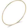 Bracelets Brillaxis Bracelet jonc en plaqu&eacute; or 62mm Jaune Grenoble