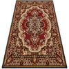 Tapis Rugsx BCF Tapis Morad WIOSNA Ornement classique - 140x200 cm Bordeaux 140x200 cm. . Maison & D&eacute;co > Tapis.