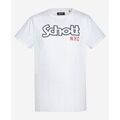 Tee-shirts sur Grenoble : T-shirt Schott - T-shirt col rond - blanc