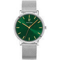 Hommes sur Grenoble : Montre Pierre Lannier Coffret Homme ESSENTIAL Vert Cuir Brun