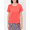 T-shirt La Fiancee Du Mekong T-shirt coton flamm&eacute; bio uni SOLIANE Rouge