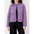 Veste La Fiancee Du Mekong Veste matelass&eacute;e imprim&eacute;e doubl&eacute;e coton bio ANETE Violet Grenoble