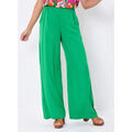 Pantalon La Fiancee Du Mekong Pantalon ample &eacute;lastiqu&eacute;e fluide ALEXIA Vert Grenoble
