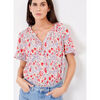 T-shirt La Fiancee Du Mekong Top col tunisien coton bio KLERVIA