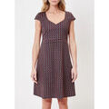 Robe courte La Fiancee Du Mekong Robe coton stretch &eacute;vas&eacute;e KARINE Noir Grenoble
