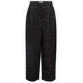 Pantalons sur Grenoble : Pantalon Object Lovia Trousers - Black/Seal Brown