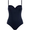Maillots de bain Lisca Maillot de bain une pi&egrave;ce pr&eacute;form&eacute; PORTOFINO Noir