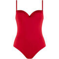Maillots de bain Lisca Maillot de bain une pi&egrave;ce pr&eacute;form&eacute; PORTOFINO Rouge Grenoble