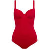 Maillots de bain Lisca Maillot de bain une pi&egrave;ce armatur&eacute; PORTOFINO Rouge