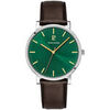 Montre Pierre Lannier Montre Homme ESSENTIAL Vert Cuir Brun