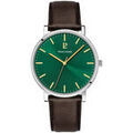 Hommes sur Grenoble : Montre Pierre Lannier Montre Homme ESSENTIAL Vert Cuir Brun