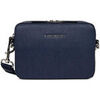 Sac LANCASTER Sacoche Double Zip S Paris Homme Bleu Fonc&eacute; Bleu