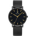 Hommes sur Grenoble : Montre Pierre Lannier Coffret Homme ESSENTIAL Noir Cuir Brun
