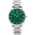 Montre Pierre Lannier Montre Homme ESSENTIAL Vert Acier Argent&eacute; Vert Grenoble