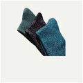 Chaussettes sur Grenoble : Chaussettes Crazy Socks LOT DE 3 CHAUSSETTES BRILLANTES NOIR