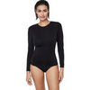 Maillots de corps Selmark Top manches longues ESSENTIALS Noir
