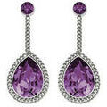 Boucles d'oreille sur Grenoble : Boucles oreilles Swarovski Orecchini