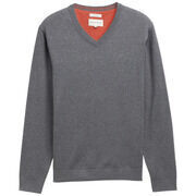 Pull Tom Tailor - Pull col v - anthracite