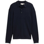 Pull Tom Tailor - Pull fin col polo - marine