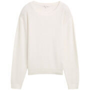 Pull Tom Tailor - Pull col rond - blanc